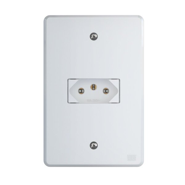 Conjunto Tomada 4x2 | 1 Módulo 2p+t 10a 250v